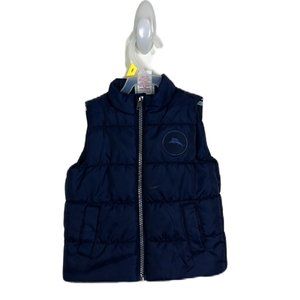 Tommy Bahama Puffer Vest Baby 18M Kids Blue Zip Front Cold Gear Youth Kids